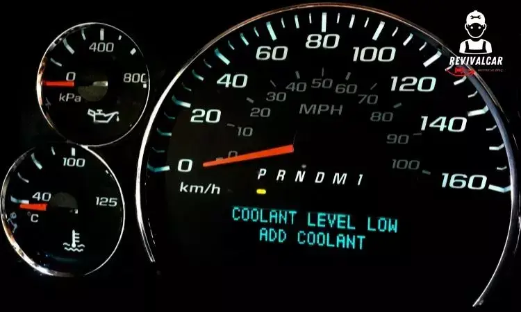 coolant level low add coolant your vehicles