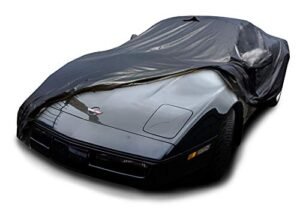 CarsCover Custom Fit C4 1983-1996 Corvette Car Cover Ironshield Leatherette All Weatherproof Waterproof 100% Block Sun, Rain, Dust