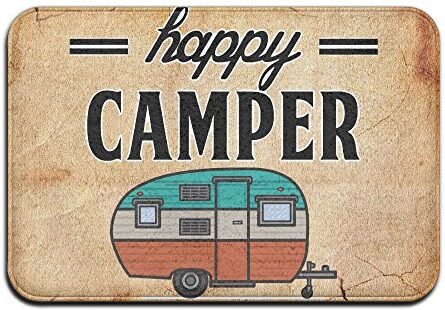 Happy Camper Best Camping DoorMat indoor or Outdoor