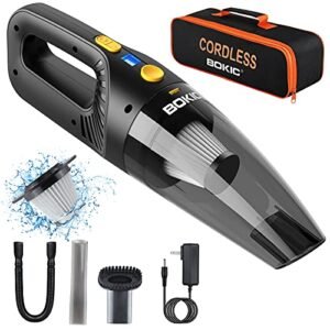  BOKIC- Best Car Vacuum Cleaner Cordless Portable High Power Detailing Cleaning Kit