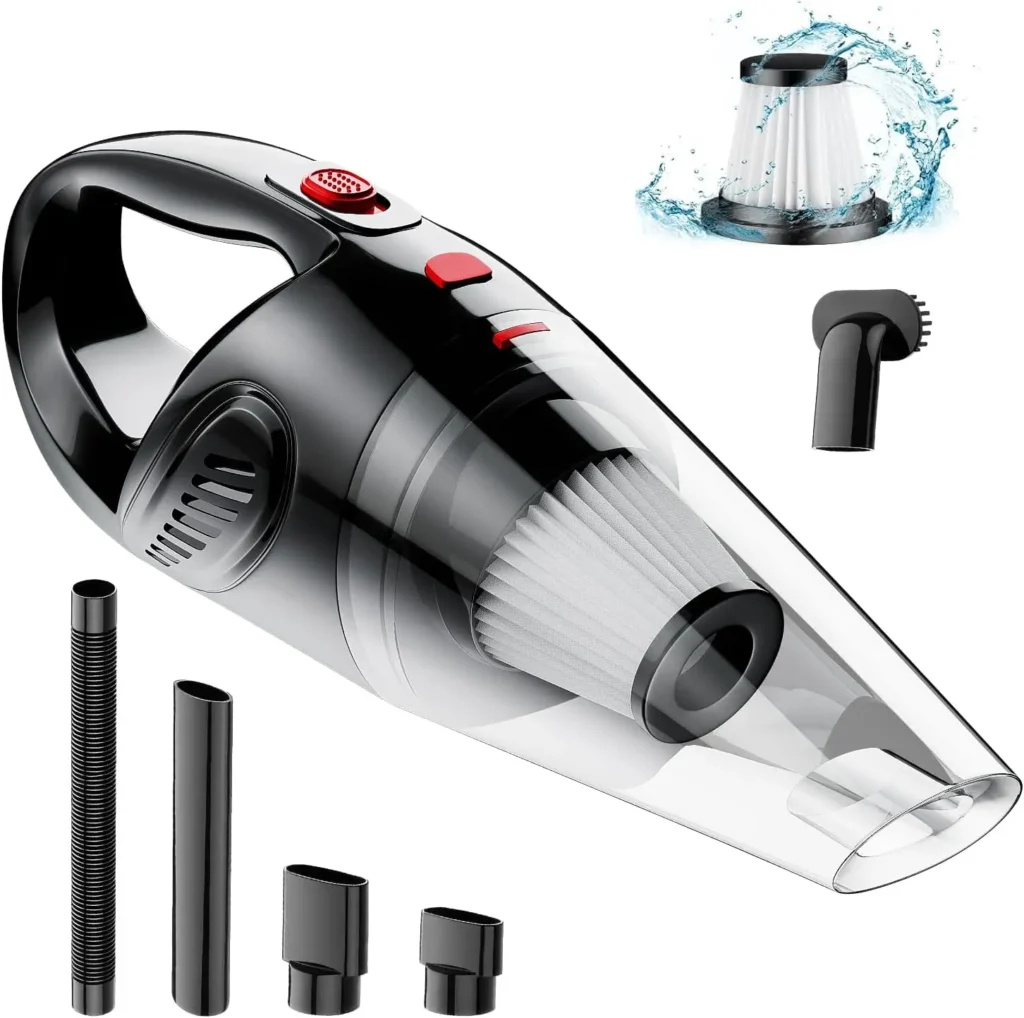 Buying Guide For Best Car Vacuum Cleaner Under $50 Guideline For You Handheld Vacuum Cleaner 120W Cyclonic Motor for Home and Car Cleaning