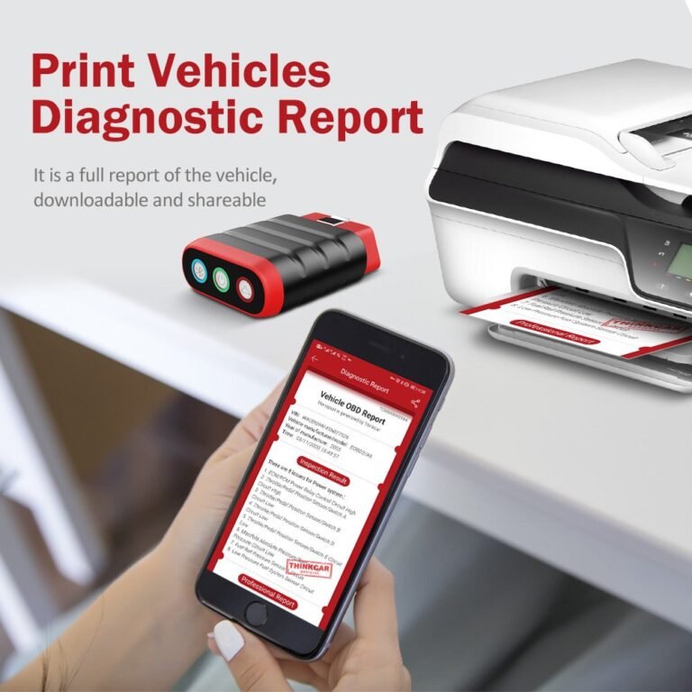 How to Print Obd2 Scanner Report