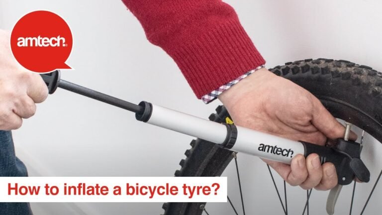 How to Inflate Tire With Manual Pump